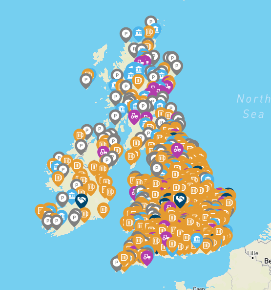 Brit Stops United Kingdom of Great Britain and Ireland by motorhome